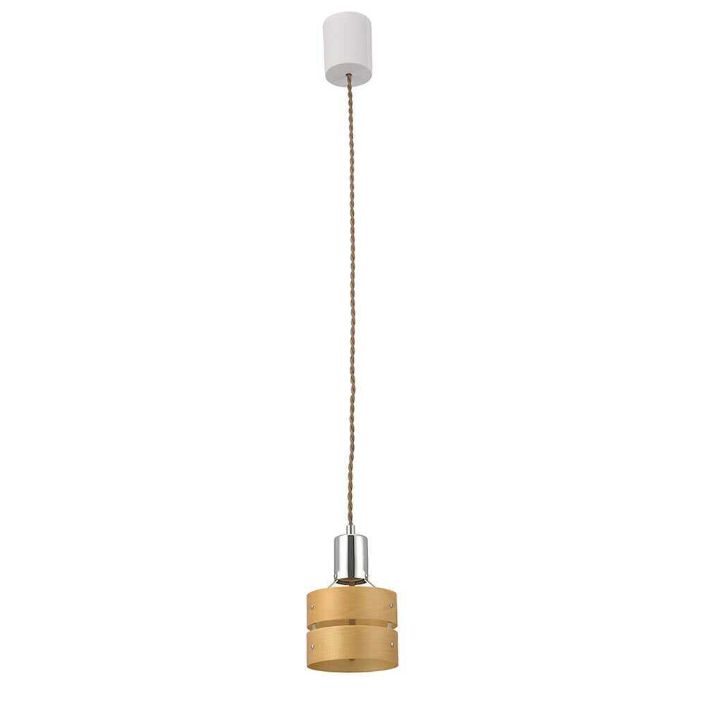 ペンダント木製セードライト(電球別売/E26/60W迄/最大径120×高さ164mm/ナチュラル)_06-4169_LT-YE26-N_OHM(オーム電機)